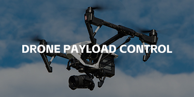 UAV payload control servo
