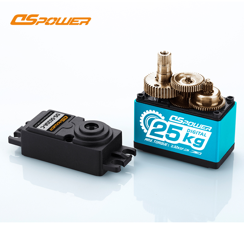 DS-S020A-C 25KG Metal Gear z visokim navorom vodotesen digitalni servo (5)