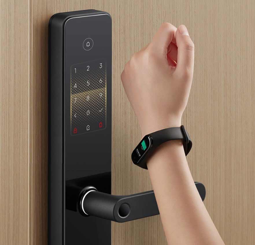 Remote control smart door lock