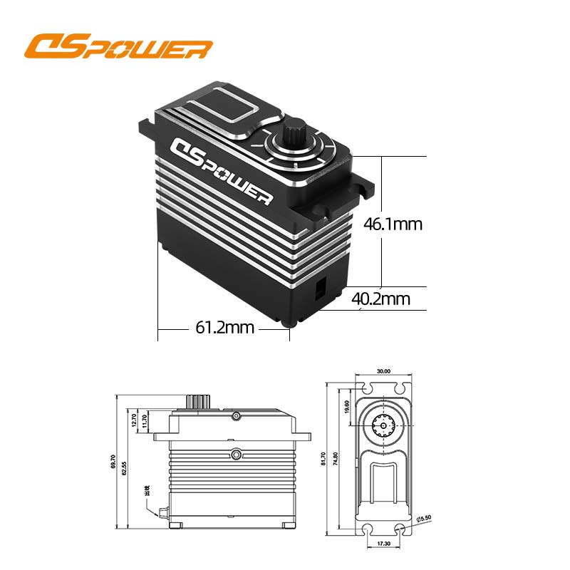High-Torque-Servo-with-Reinforced-Steel-gears
