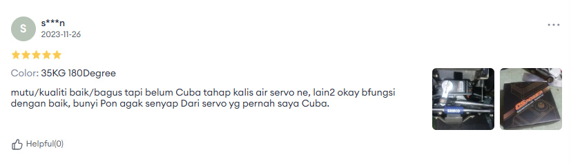 dspower 35kg servo Review