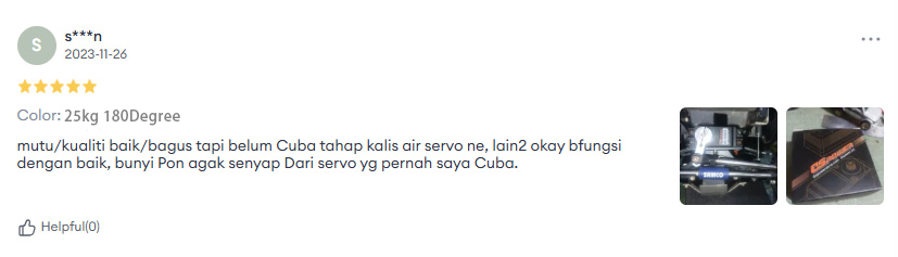 dspower 25kg servo Review