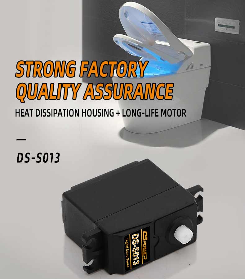 Smart toilet servo