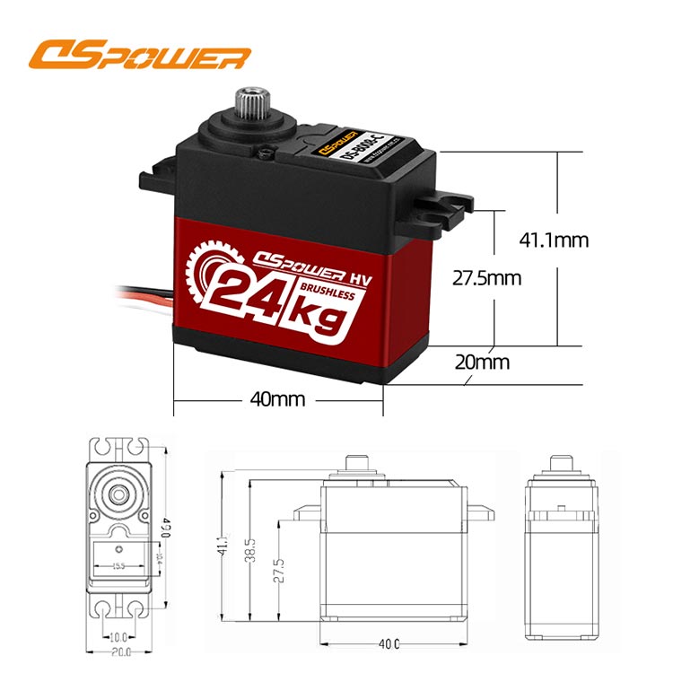 Ultra-Fast Response Digital Servo-Waterproof & Dustproof RC Servo-World Champion Calibrated Servo