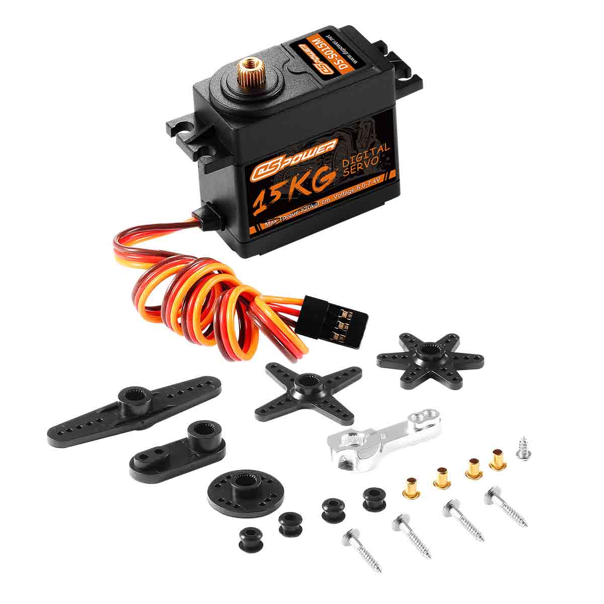 DS-S015M-C 15kg.cm Torque 6V Servo-Smart Home Actuator Warehouse USA-RC Car Parts Fast Shipping Texas