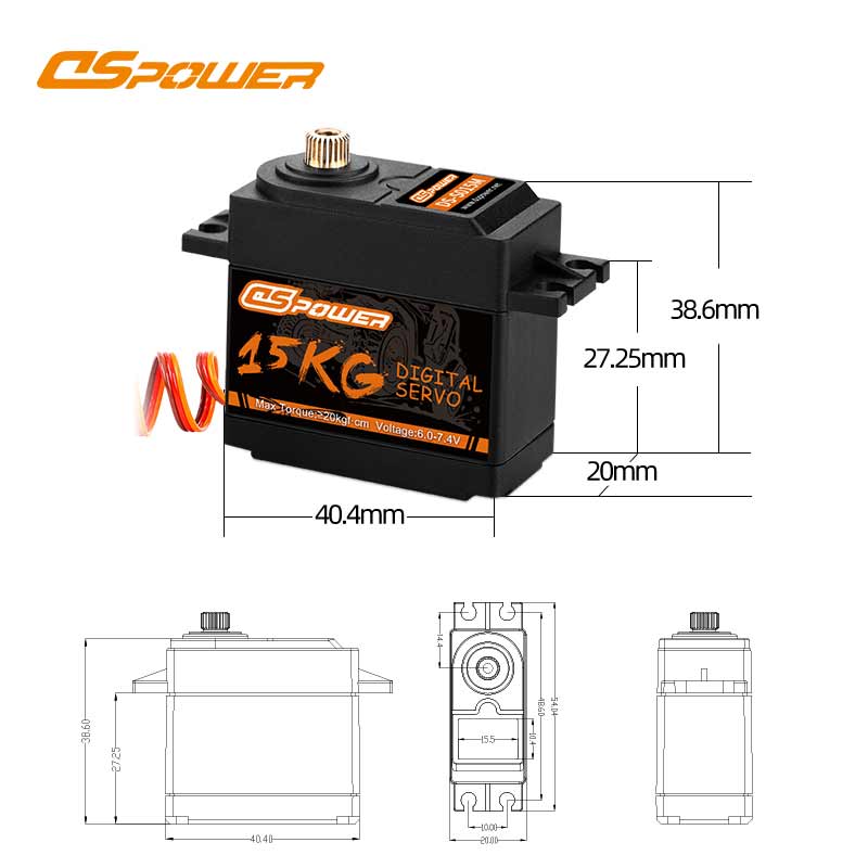 15kg Standard Digital Servo